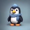 Pixel Penguin: Cute Winter Character Design In 32k Uhd Style