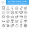 Pixel perfect black thin line icon set of a video game. Editable stroke vector 64x64 pixels. Collection of gaming objects. Pack