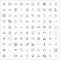 Pixel Perfect Set of 100 Vector Line Icons such as graph, back, camera, arrow, image