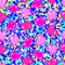 Pixel pink hearts pattern. Seamless vector multicolored pixel background. Seamless vector web love background. CMYK colors
