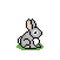 Pixel rabbit image 8 bit