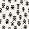 Pixel robots pattern