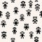 Pixel robots pattern