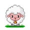 Pixel sheep image 8 bit