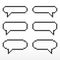 Pixel speech bubble icon.