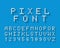 Pixel vector font