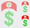 Pixel Vector Medicine Price Icons