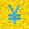 Pixel vector yen or yuan symbol