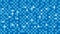 Pixel video banner. On a blue background, the inscription 2023 appears in blue colo