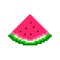 Pixel watermelon