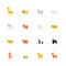 Pixel wildlife animal icon