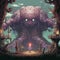 Pixelart Illustration: Epic Battle With Giant Monsters In Snes Jrpg Style