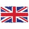 Pixelated flag of the United Kingdom