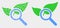 Pixelated and Flat Vector Search Flora Plant Icon