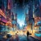 Pixelated Frontiers: The Digital Metropolis