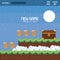 Pixelated landscape videogame scenery