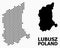 Pixelated Mosaic Map of Lubusz Province