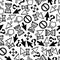 Pixelated mouse cursors seamless pattern