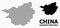 Pixelated Pattern Map of Guangxi Province