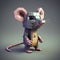 Pixelated Rat Character: Download 3d Mouse Geometry Concept Art