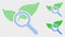 Pixelated Vector Search Flora Plant Icons