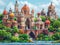 Pixelated World Landmarks for a Global Travel Game Famous structures reduce to pixels