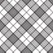 Pixels black and white check plaid seamless pattern