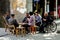 Pixian Old Town, China: People Playing Cards