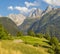 The Piz Badile, Pizzo Cengalo, and Sciora peaks in the Bregaglia range - Switzerland