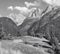 The Piz Badile, Pizzo Cengalo, and Sciora peaks in the Bregaglia range - Switzerland