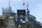 Piz Nair mountain telecommunication above St. Moritz