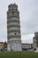 PIZA, ITALY - 10 MARCH, 2016: View of Leaning tower and the Basilica
