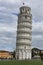 PIZA, ITALY - 10 MARCH, 2016: View of Leaning tower and the Basilica