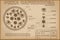 Pizza Capricciosa ingredients draw scheme