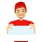 Pizza Delivery Guy Portrait