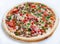 Pizza, different kinds of pizzas to the menu of restaurant and pizzeria