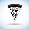 Pizza food illustration italian pepperoni cheese restaurant