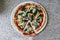 Pizza Gorgonzola spinach Vegetables food italia Restaurant