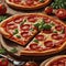 Pizza Italian Cuisine Pizza with Pepperoni Salami Tomatoes Olives Vegetables Pizzeria Culinary Art Fast Food Cheese Pizza Slice