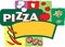 Pizza Label Illustration