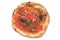 Pizza napoletana isolated on white background