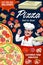 Pizza order delivery, pizzaiolo, Italian pizzeria