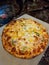 Pizza Party. Home made sweet corn Pizza. Dehradun India