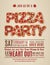 Pizza Party invitation template