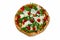 Pizza rucola,cherry,parmesan,restaurant italian food