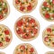 Pizza, seamless pattern for your design