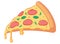 Pizza Slice Italian Food Restaurant Cartoon
