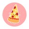 Pizza time sticker