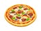 Pizza. Traditional italian food. Eps10 vector illustration