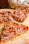 Pizza with tuna and onions